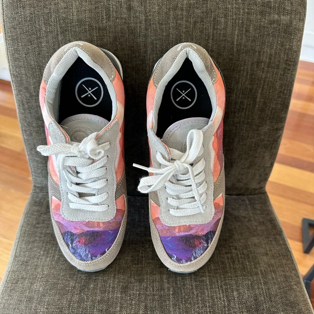 Women's Multicolor Athletic Sneakers - Casual Comfort